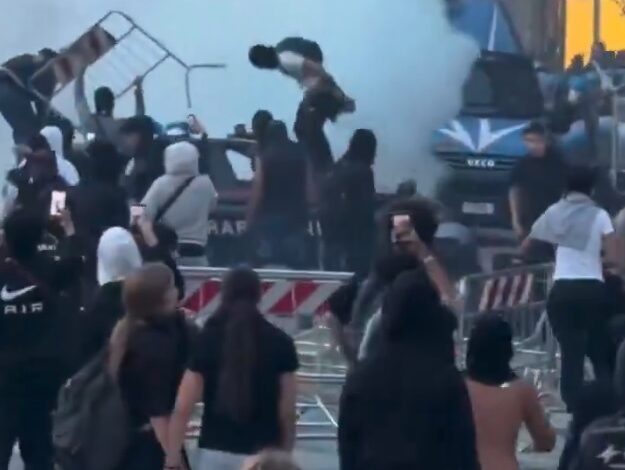 Anuncia Italia cinco años de cárcel para manifestantes violentos