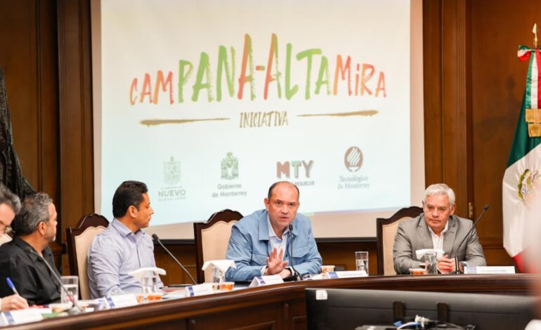 Monterrey destaca inversión de más de 128 millones de pesos en la zona Campana-Altamira