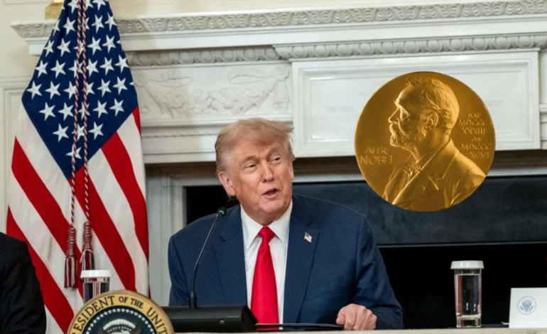 Insiste Trump en que se le otorgue el Premio Nobel de la Paz