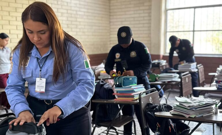 Refuerza Proxpol vigilancia en planteles en prevención contra las drogas