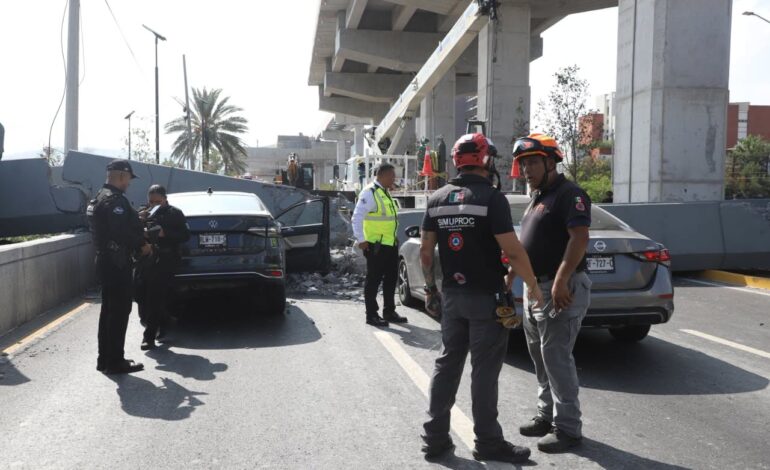 Consorcio Mota-Engil reconoce que una de sus máquinas tumbó accidentalmente el Puente Peatonal en Avenida Constitución