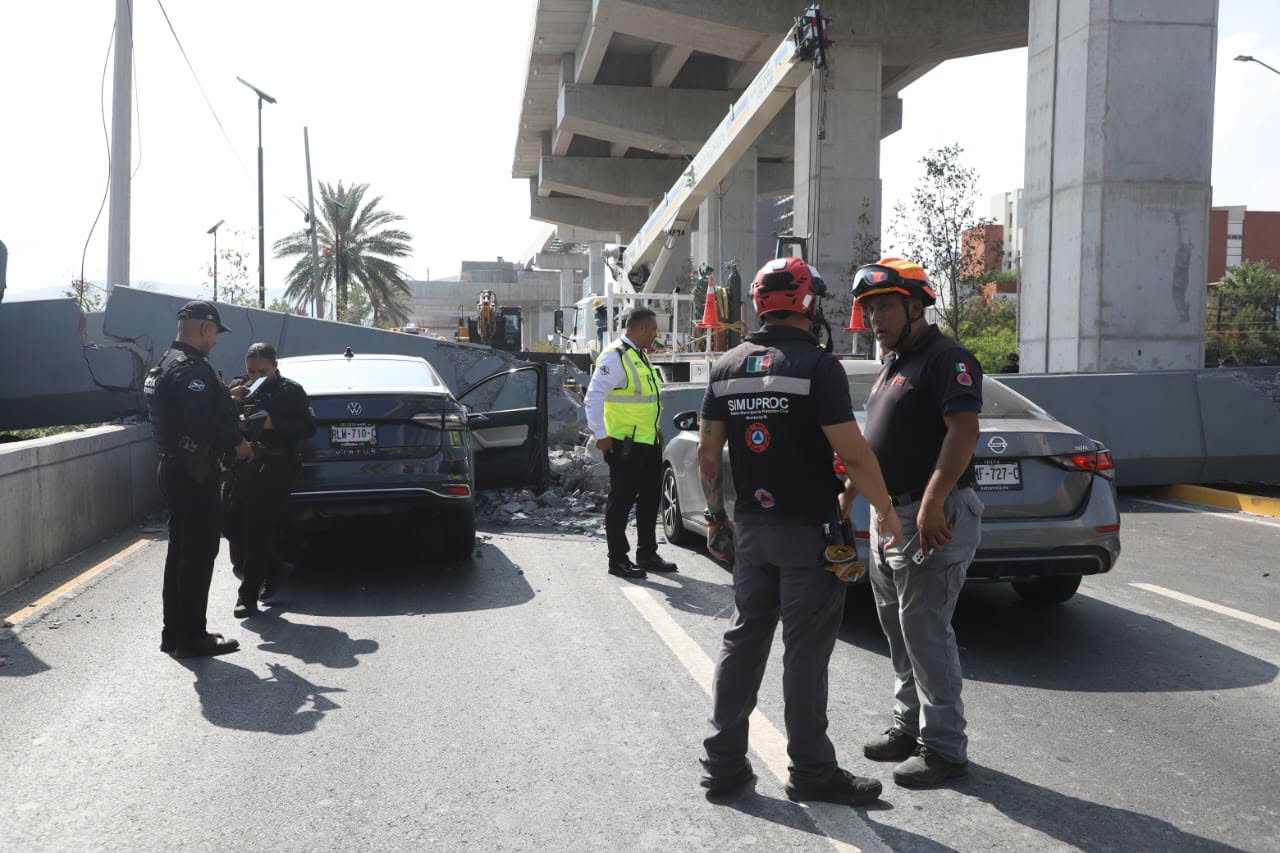Consorcio Mota-Engil reconoce que una de sus máquinas tumbó accidentalmente el Puente Peatonal en Avenida Constitución