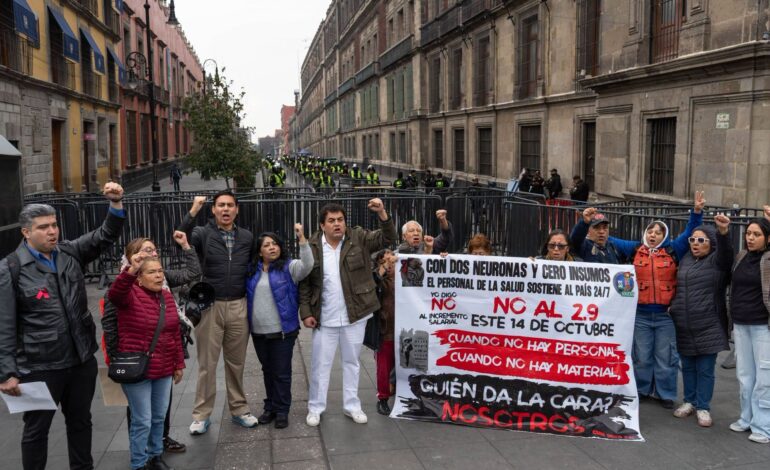 Piden trabajadores del IMSS a Sheinbaum resolver crisis: Confirman megamarcha en CDMX este miércoles8