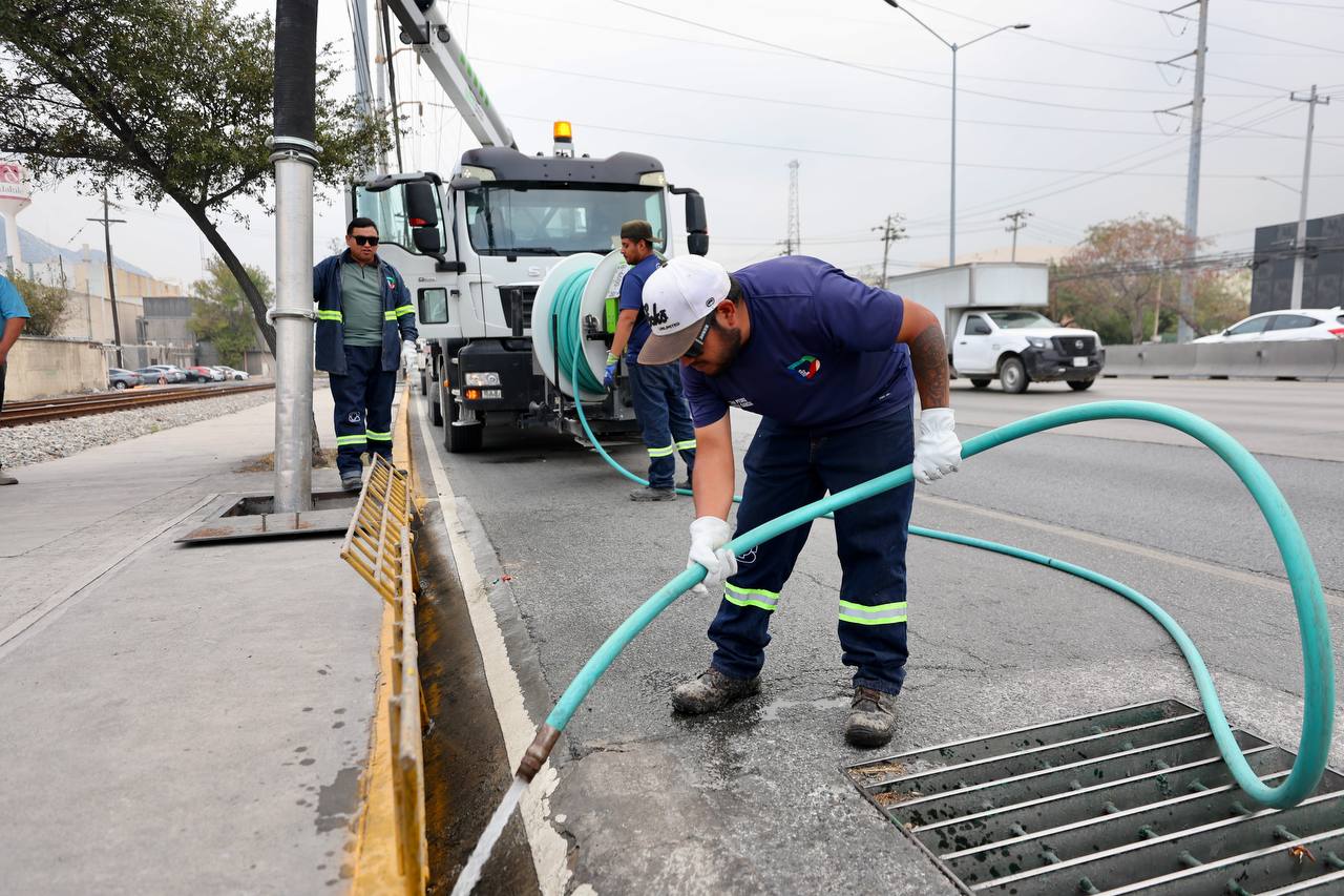 Refuerza San Pedro limpieza y desazolve de pluviales ante pronóstico de lluvias