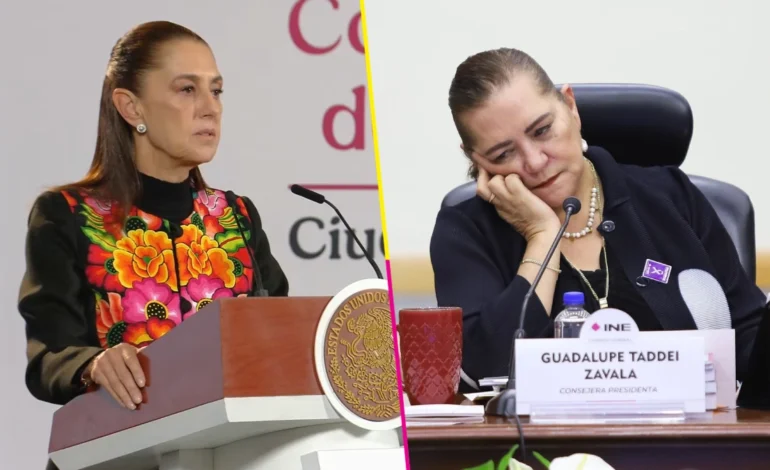 Pide Sheinbaum se investigue el cochinero de corrupción en el INE: Avala salida de Taddei